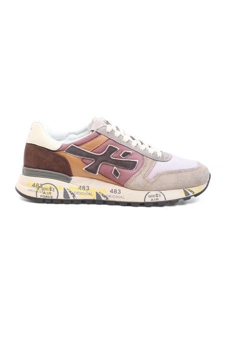 Shop PREMIATA  Scarpe: Premiata sneakers MICK.
Logo Premiata.
Nylon decolorato effetto used.
Suola ergonomica.
Tomaia: 45% pelle di vitello 45% poliammide 10% poliuretano
Suola: 65% EVA 5% TPU (PLASTIC MATERIAL) 30% RUBBER.
Made in Vietnam.. MICK-6414